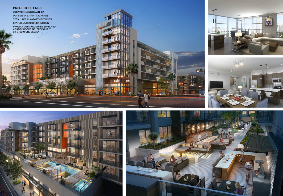 223 Unit Luxury Townhome/Apartment, Long Beach